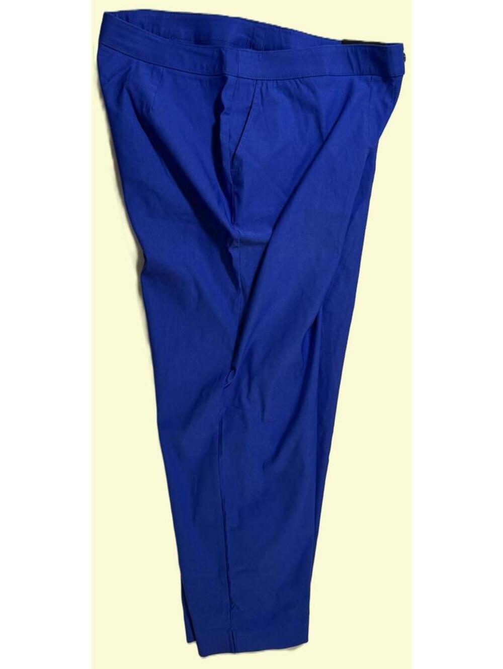 Rafaella Stretch Capri Pants Dazzling Blue Womens Size 16 NEW!! NWT!! - Picture 9 of 9